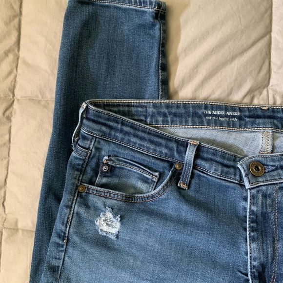 AG Adriano Goldschmied Middi Ankle Legging Jeans - Picture 2 of 10